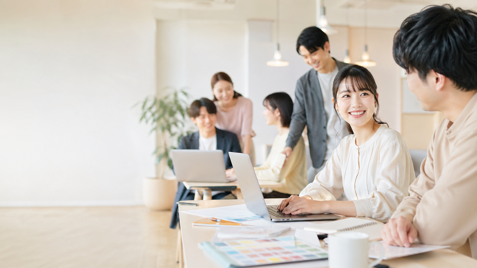 Bloom Worksで働くチームのイメージ